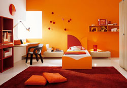 رنگ نارنجی در دکوراسیون داخلی